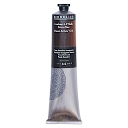 Sennelier Artists' Extra Fine Oil Paint - Sennelier Transparent Brown, 200 ml tube