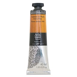 Sennelier Artists' Extra Fine Oil Paint - Gold Ochre, 40 ml tube
