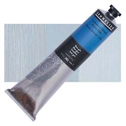Sennelier Artists' Extra Fine Oil Paint - Blue Gray, 200 ml tube and swatch
