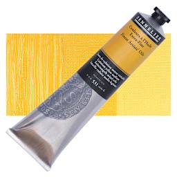 Sennelier Artists' Extra Fine Oil Paint - Cadmium Yellow Medium, 200 ml tube and swatch