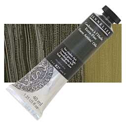 Sennelier Artists' Extra Fine Oil Paint - Cinnabar Green Light, 40 ml tube and swatch