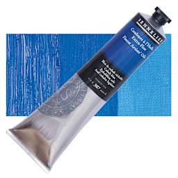 Sennelier Artists' Extra Fine Oil Paint - Cobalt Blue, 200 ml tube and swatch