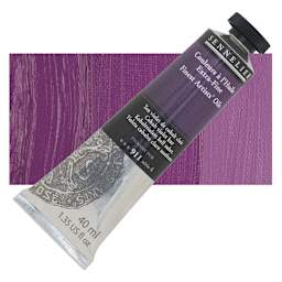 Sennelier Artists' Extra Fine Oil Paint - Cobalt Violet Hue, 40 ml tube and swatch