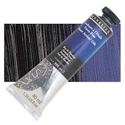 Sennelier Artists' Extra Fine Oil Paint - Flemish Blue, 40 ml tube and swatch