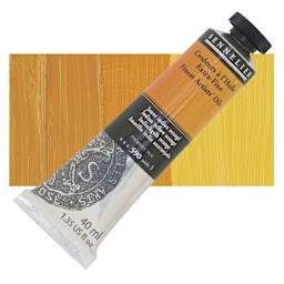 Sennelier Artists' Extra Fine Oil Paint - Indian Yellow Orange, 40 ml tube and swatch