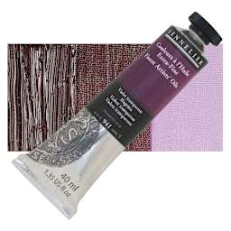 Sennelier Artists' Extra Fine Oil Paint - Magenta, 40 ml tube and swatch