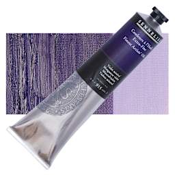 Sennelier Artists' Extra Fine Oil Paint - Manganese Violet, 200 ml tube and swatch