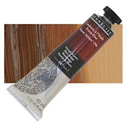 Sennelier Artists' Extra Fine Oil Paint - Mars Orange, 40 ml tube and swatch