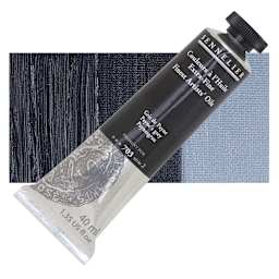 Sennelier Artists' Extra Fine Oil Paint - Payne's Gray, 40 ml tube and swatch