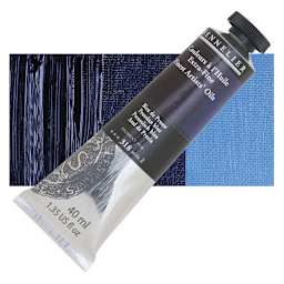 Sennelier Artists' Extra Fine Oil Paint - Prussian Blue, 40 ml tube and swatch