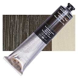 Sennelier Artists' Extra Fine Oil Paint - Raw Umber, 200 ml tube and swatch
