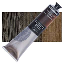 Sennelier Artists' Extra Fine Oil Paint - Sennelier Transparent Brown, 200 ml tube and swatch