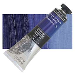 Sennelier Artists' Extra Fine Oil Paint - Ultramarine Light, 40 ml tube and swatch