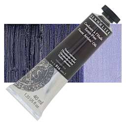 Sennelier Artists' Extra Fine Oil Paint - Ultramarine Violet, 40 ml tube and swatch