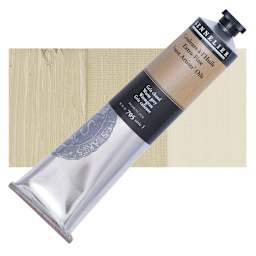 Sennelier Artists' Extra Fine Oil Paint - Warm Gray, 200 ml tube and swatch