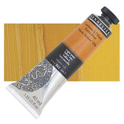Sennelier Artists' Extra Fine Oil Paint - Yellow Lake, 40 ml tube and swatch