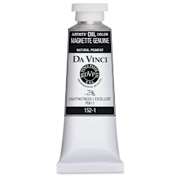 Da Vinci Artists' Oil Color - Magnetite Genuine, 37 ml Tube