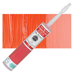 Da Vinci Artists' Oil Color - Cadmium Red Light, 300 ml Cartridge and swatch
