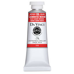 Da Vinci Artists' Oil Color - Cadmium Red Medium, 37 ml Tube