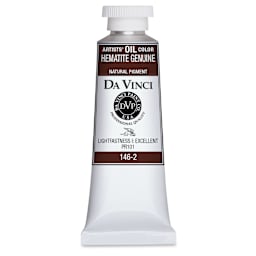 Da Vinci Artists' Oil Color - Hematite Genuine, 37 ml Tube