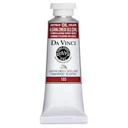 Da Vinci Artists' Oil Color - Alizarin Crimson Gold, 37 ml Tube