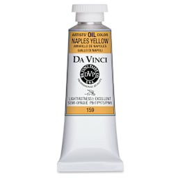 Da Vinci Artists' Oil Color - Naples Yellow, 37 ml Tube