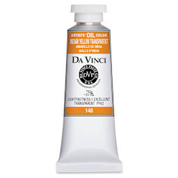 Da Vinci Artists' Oil Color - Indian Yellow Transparent, 37 ml Tube