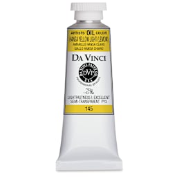 Da Vinci Artists' Oil Color - Hansa Yellow Light, 37 ml Tube