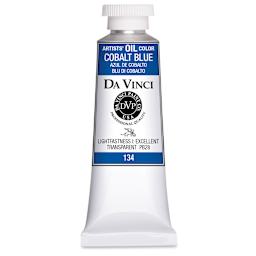 Da Vinci Artists' Oil Color - Cobalt Blue, 37 ml Tube