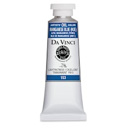 Da Vinci Artists' Oil Color - Manganese Blue Hue, 37 ml Tube