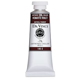 Da Vinci Artists' Oil Color - Hematite Violet, 37 ml Tube