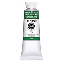 Da Vinci Artists' Oil Color - Chromium Oxide Green, 37 ml Tube