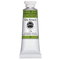 Da Vinci Artists' Oil Color - Cinnabar Green Medium, 37 ml Tube