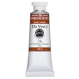 Da Vinci Artists' Oil Color - Brown Ochre Goethite, 37 ml Tube