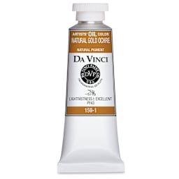Da Vinci Artists' Oil Color - Natural Gold Ochre, 37 ml Tube
