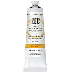 Grumbacher ZEC Medium - 5 oz Tube shown upright
