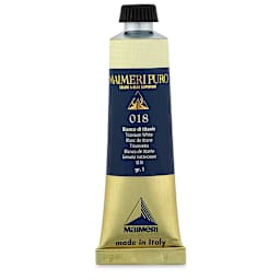 Maimeri Puro Oil Color - Titanium White, 40 ml tube
