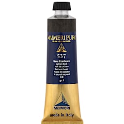 Maimeri Puro Oil Color - Carbon Black, 40 ml tube