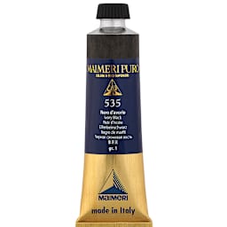 Maimeri Puro Oil Color - Ivory Black, 40 ml tube