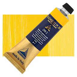 Maimeri Puro Oil Color - Cadmium Yellow Medium, 40 ml tube and swatch