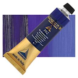 Maimeri Puro Oil Color - Ultramarine Deep, 40 ml tube and swatch