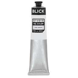 Blick Studio Oil Colors - Zinc White, 200 ml tube