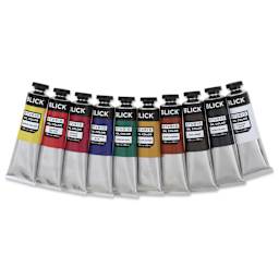 Blick Studio Oil Colors - Set of 10, Starter, 40 ml, contents