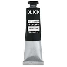 Blick Studio Oil Colors - Lamp Black, 40 ml, Tube