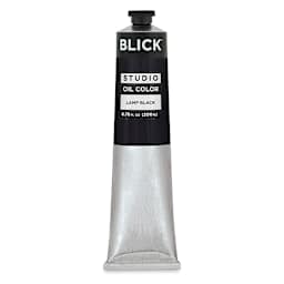 Blick Studio Oil Colors - Lamp Black, 200 ml tube