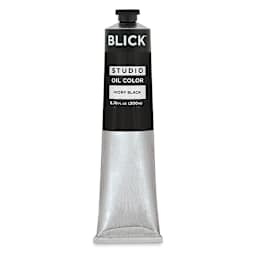 Blick Studio Oil Colors - Ivory Black, 200 ml tube
