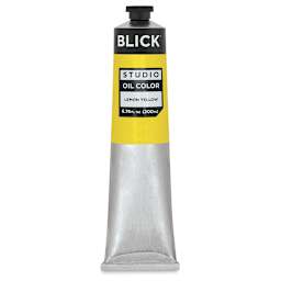 Blick Oil Colors - Lemon Yellow, 200 ml tube