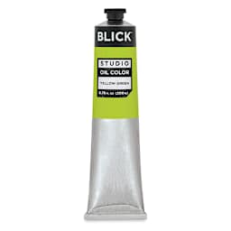 Blick Oil Colors - Yellow Green, 200 ml tube