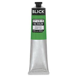 Blick Oil Colors - Permanent Light Green, 200 ml tube
