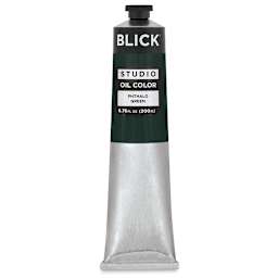 Blick Studio Oil Paints - Phthalo Green, 200 ml, tube